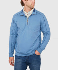 Tommy Bahama - Long Sleeve Ben & Terry Half-zip Pullover