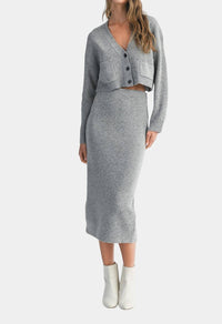 Mable - Andrea Knit Midi Skirt