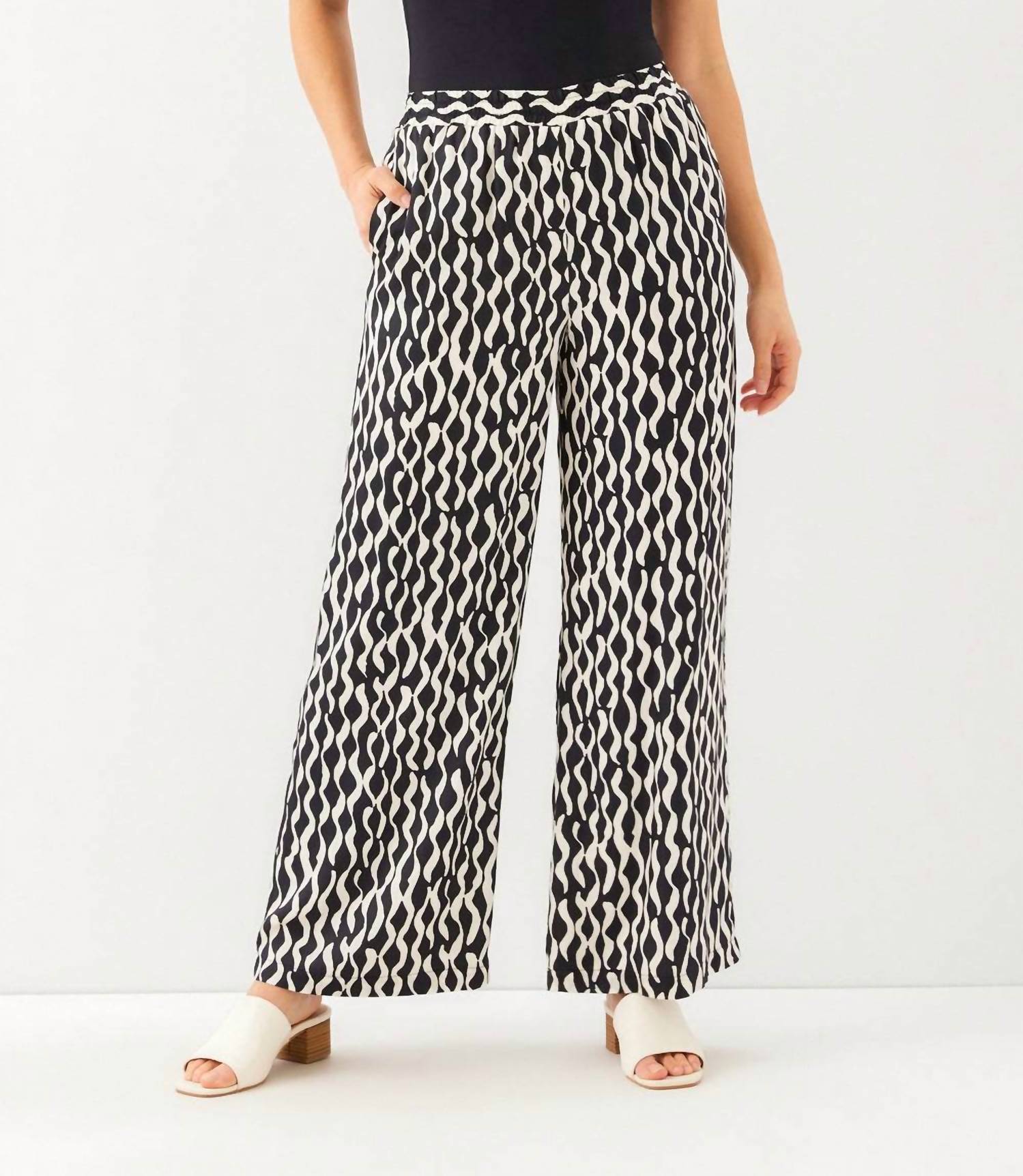 Karen Kane - Satin Wide-Leg Pants