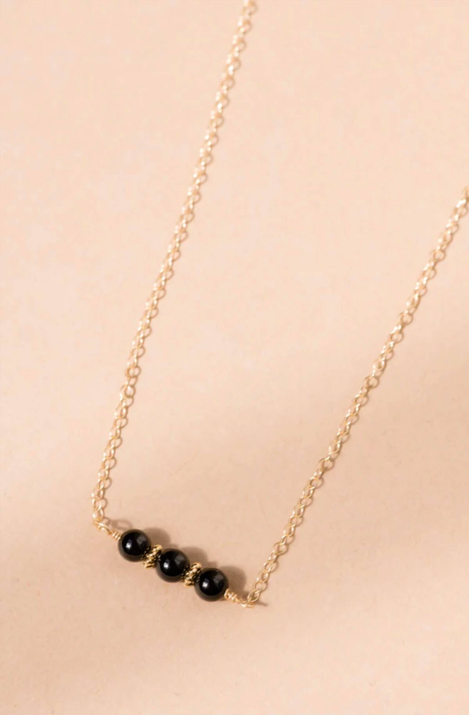 Able - Onyx Trio Necklace