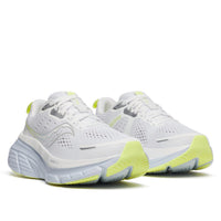 SAUCONY Women's Guide 18 Running Shoes in white ice melt - women's shoe - detail view