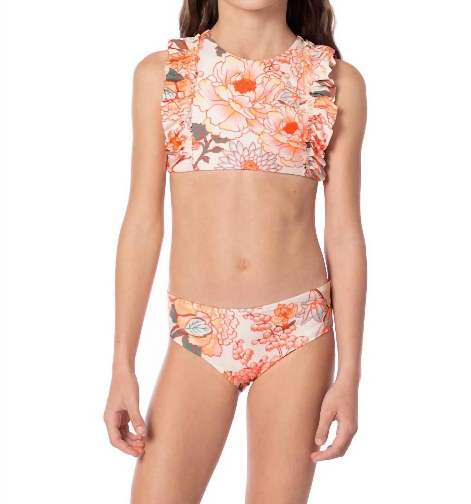 MAAJI Girls' Kihei Bikini Set in japanese summer - kids' bikini
