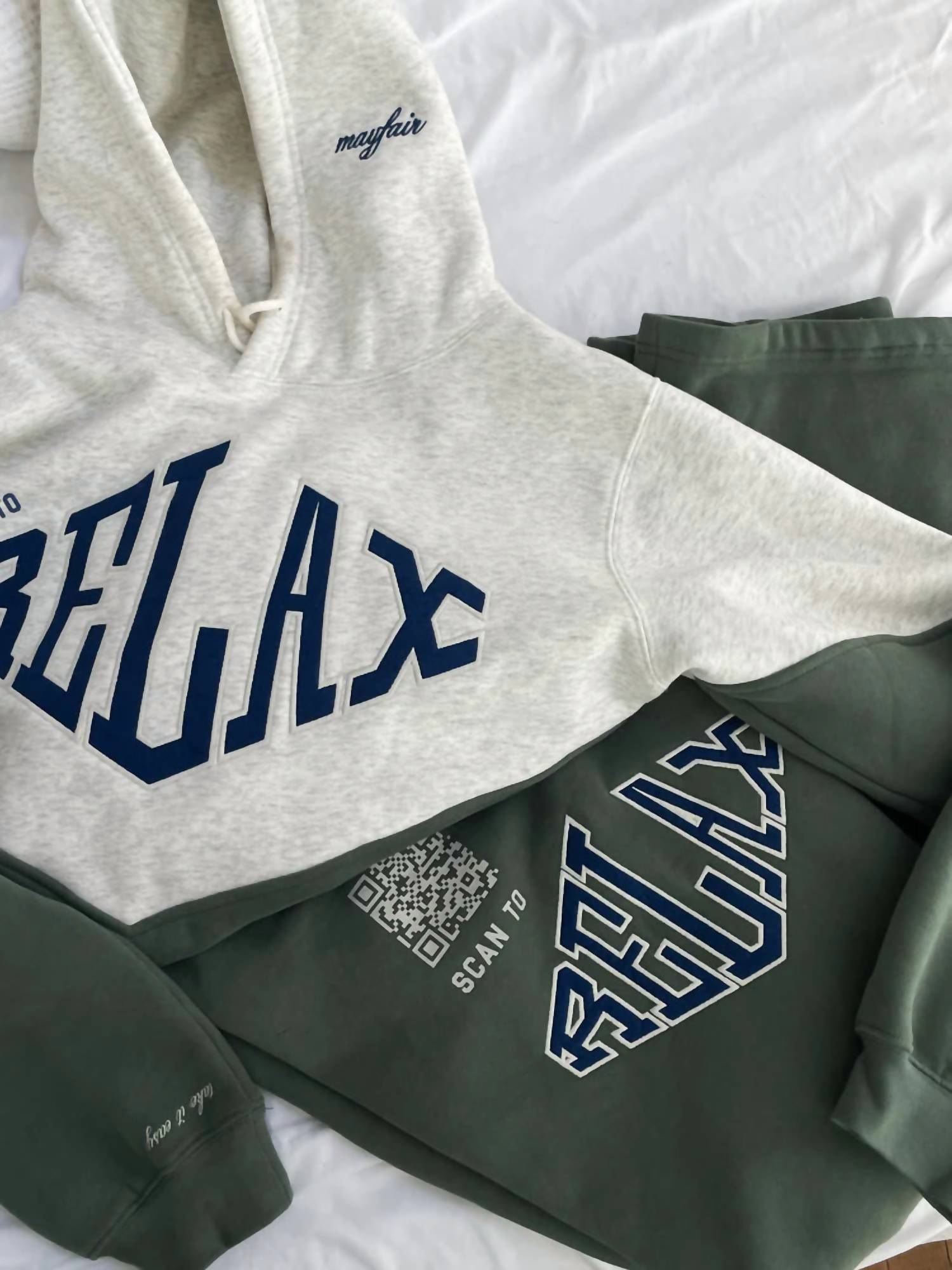 The Mayfair Group - Scan To Relax Fitted Hoodie