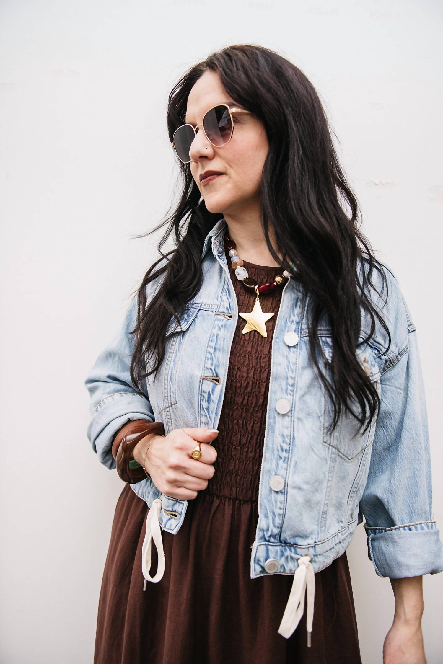 Blanknyc - DRAWSTRING HEM DENIM JACKET