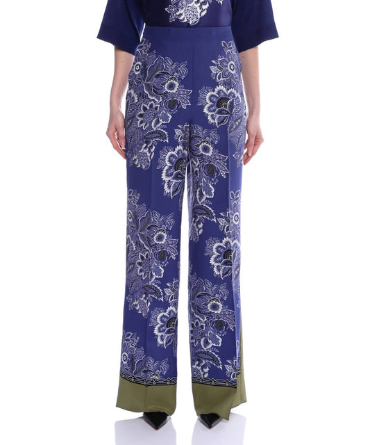 Etro - PRINTED SILK TROUSER