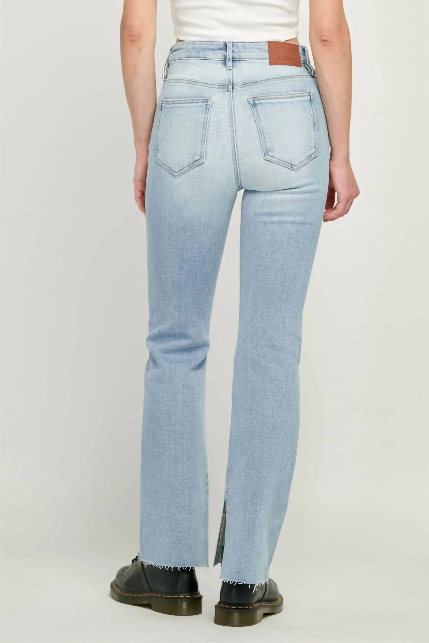 Hidden - Ryan High Rise Bootcut With Slit Jeans