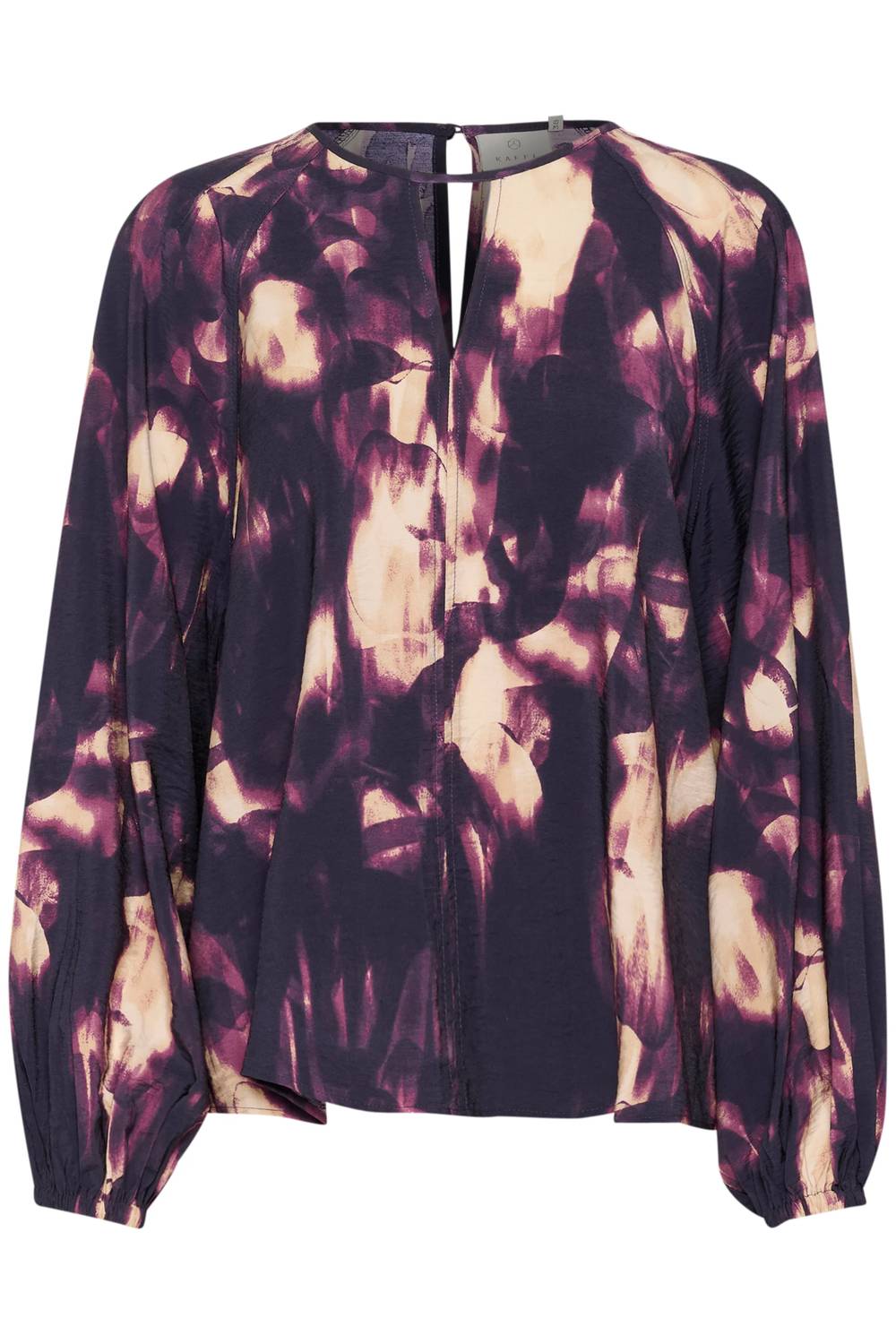 Kaffe - Kadunora Cutout Neck Casual Fit Blouse