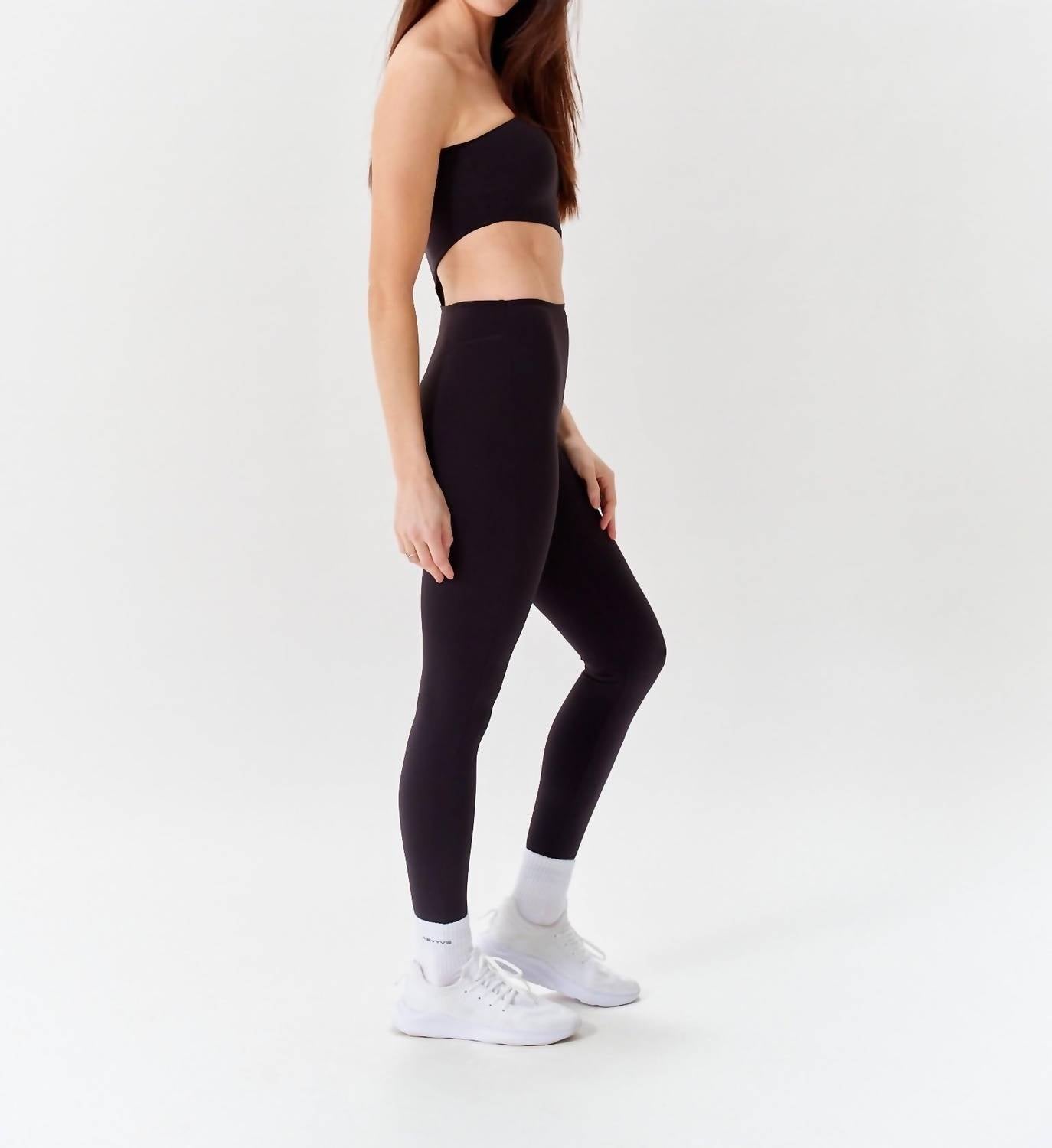 Revyve Active - Off-Shoulder Cutout Jumpsuit