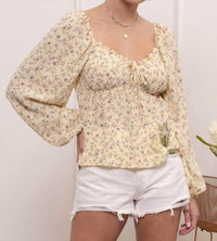 Blu Pepper - Bella Floral Long Sleeve Top