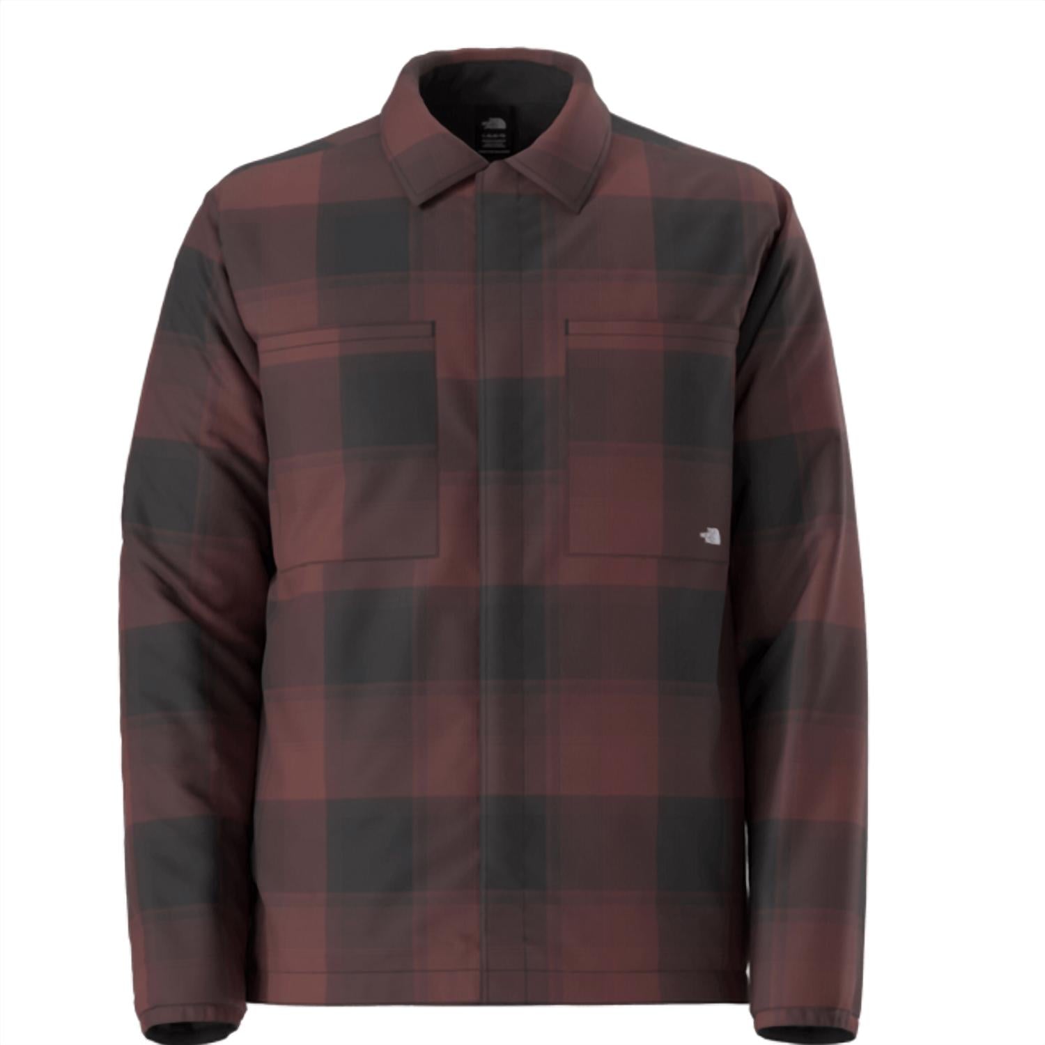 THE NORTH FACE Afterburner Insulated Flannel Jacket in black sumac - men's jacket - alternate view