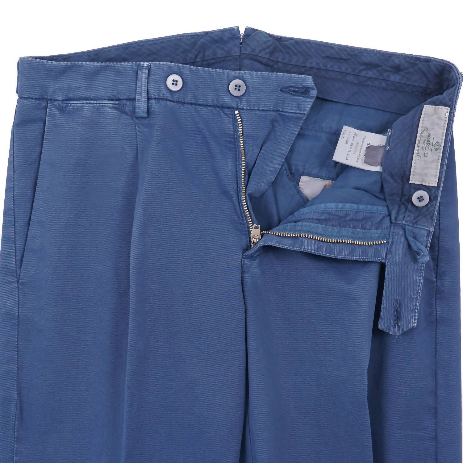 Luigi Borrelli Napoli - Men's Slim-fit Cotton Pants