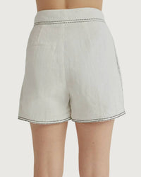Crescent - Angela Contrast Stitch Shorts