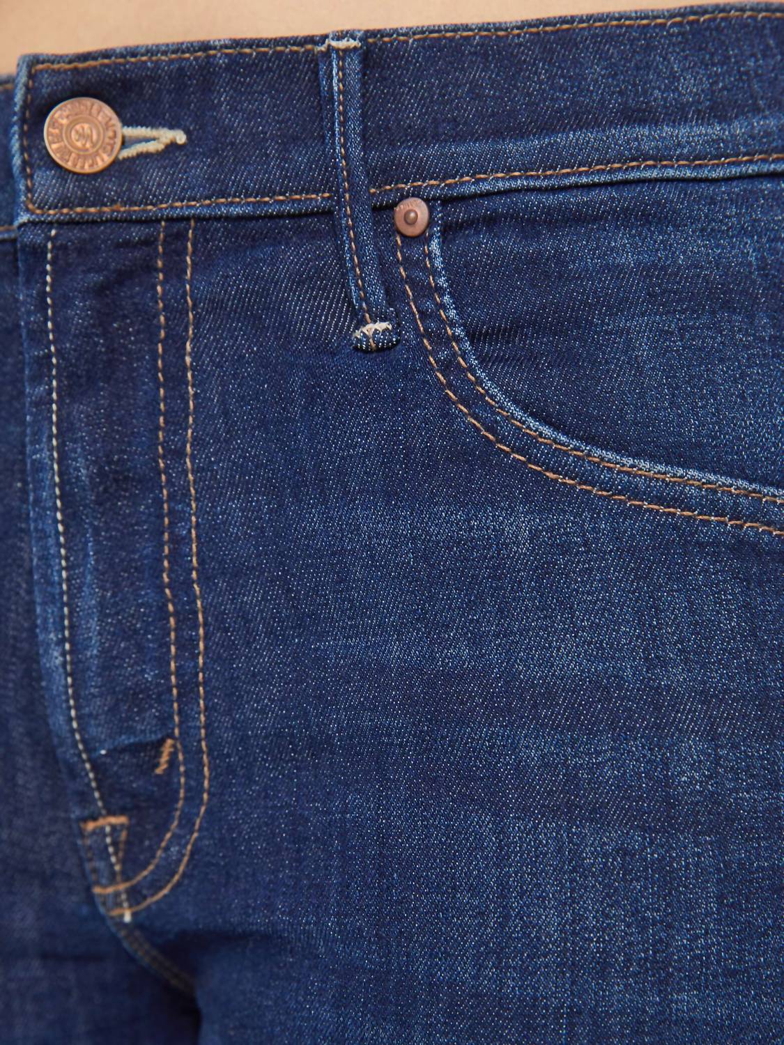 Mother - Lil Insider Crop Step Jean