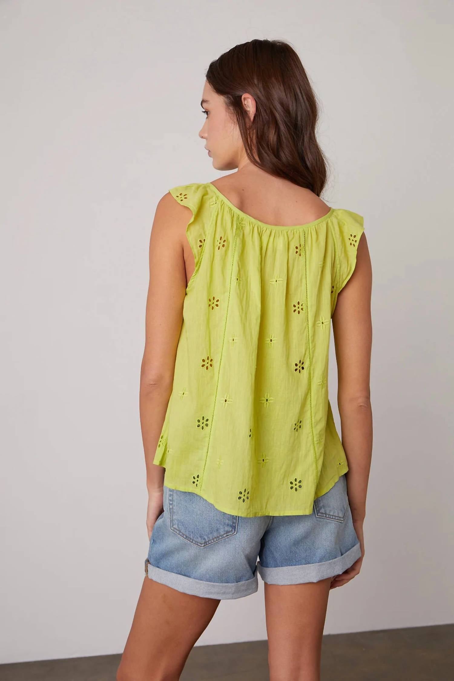 Velvet By Graham & Spencer - Eyelet Coco Top