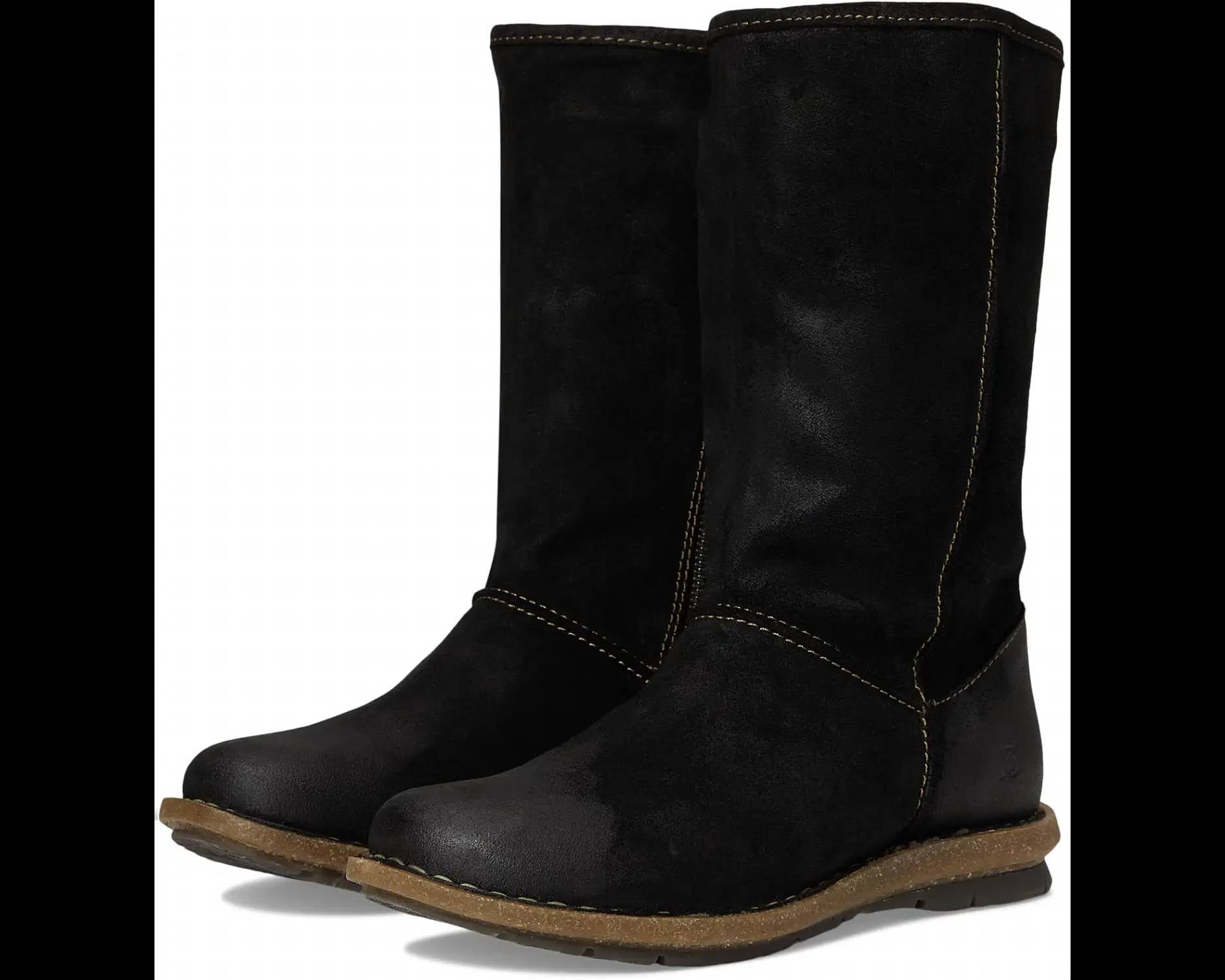 Born Women's Salee Mid-Height Boot in black - women's shoe