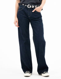 ASKK NY Sullivan Straight Leg Jean in indigo resin - women's jeans
