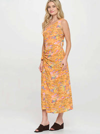 Meet Me In Santorini - One Shoulder Wrap Midi Dress