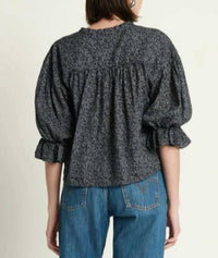 Nation LTD Scarlet Pintuck Top in santa fe floral - women's blouse - alternate view