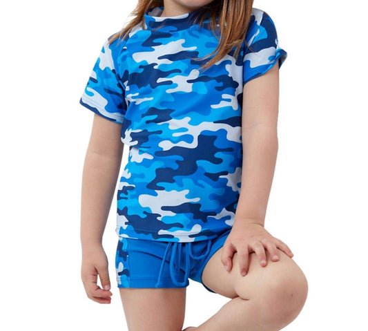 Gottex - Kids Short Sleeve Swim Shirt with Matching Swim Short