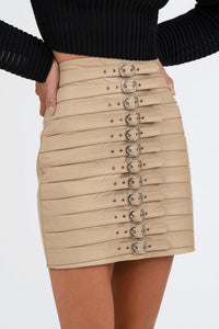 Nonchalant Label - High Waisted Elin Buckle Skirt