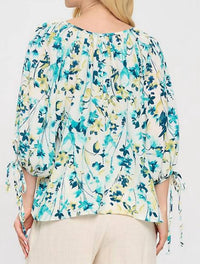 Reneec. - Floral Print Blouse