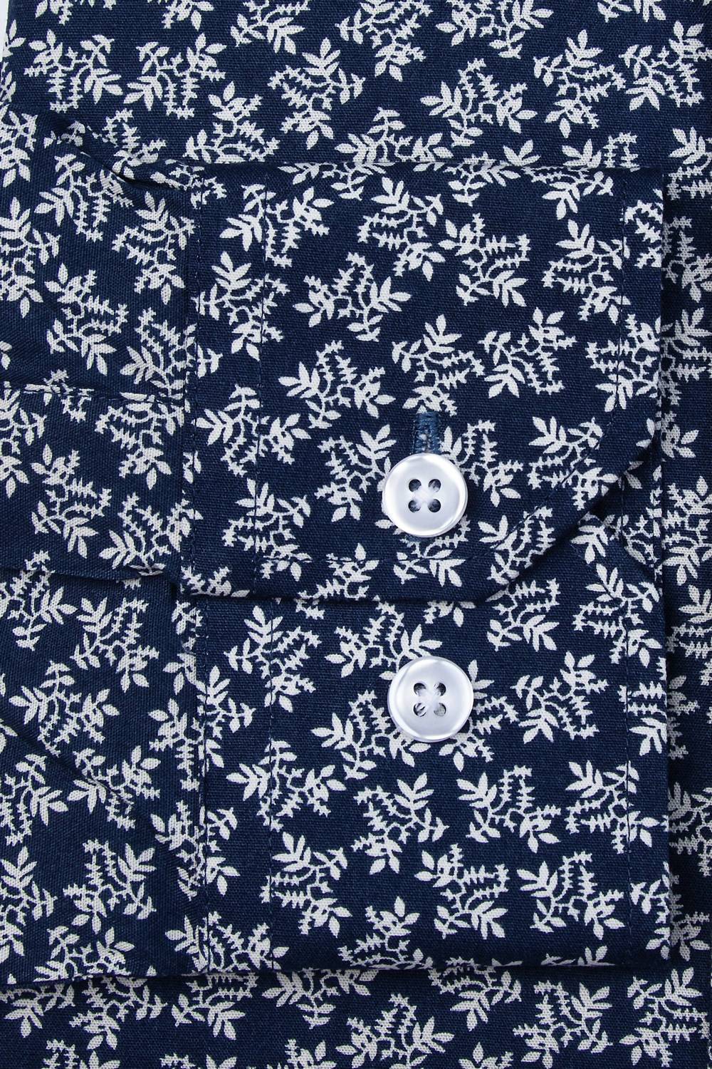 Alynn - Men's Brooks Floral Untuckable Dress Shirt