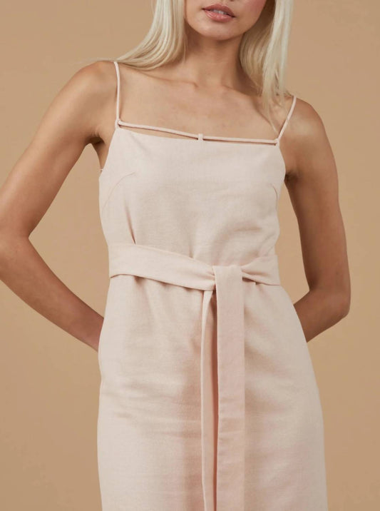 Sophie Rue - Linen Tie Waist Maxi Dress