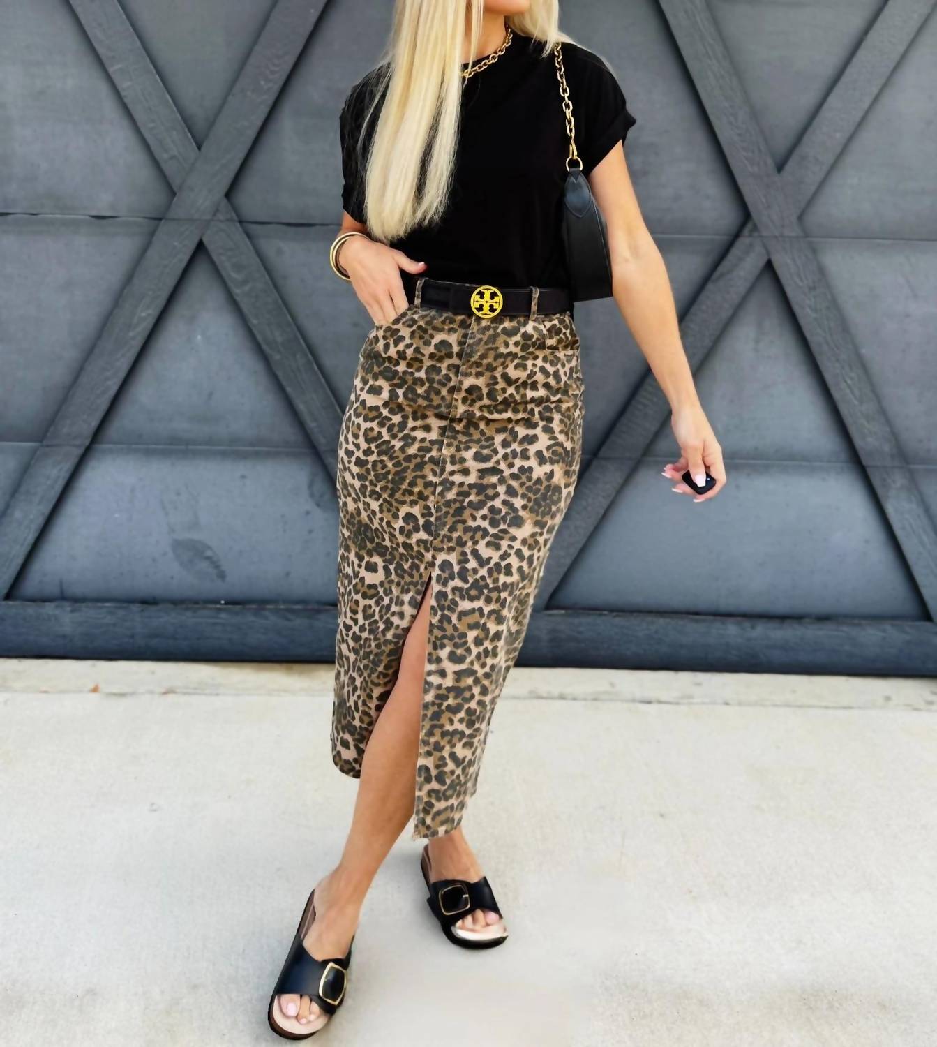 Klesis - Denim Midi Skirt