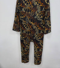 Charlies Project - Kid's Golden Turtle Long Sleeve Romper