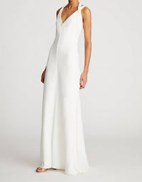 Allison Beaded Neckline Gown