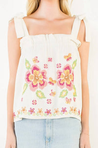 Thml - Flower Ties Tank