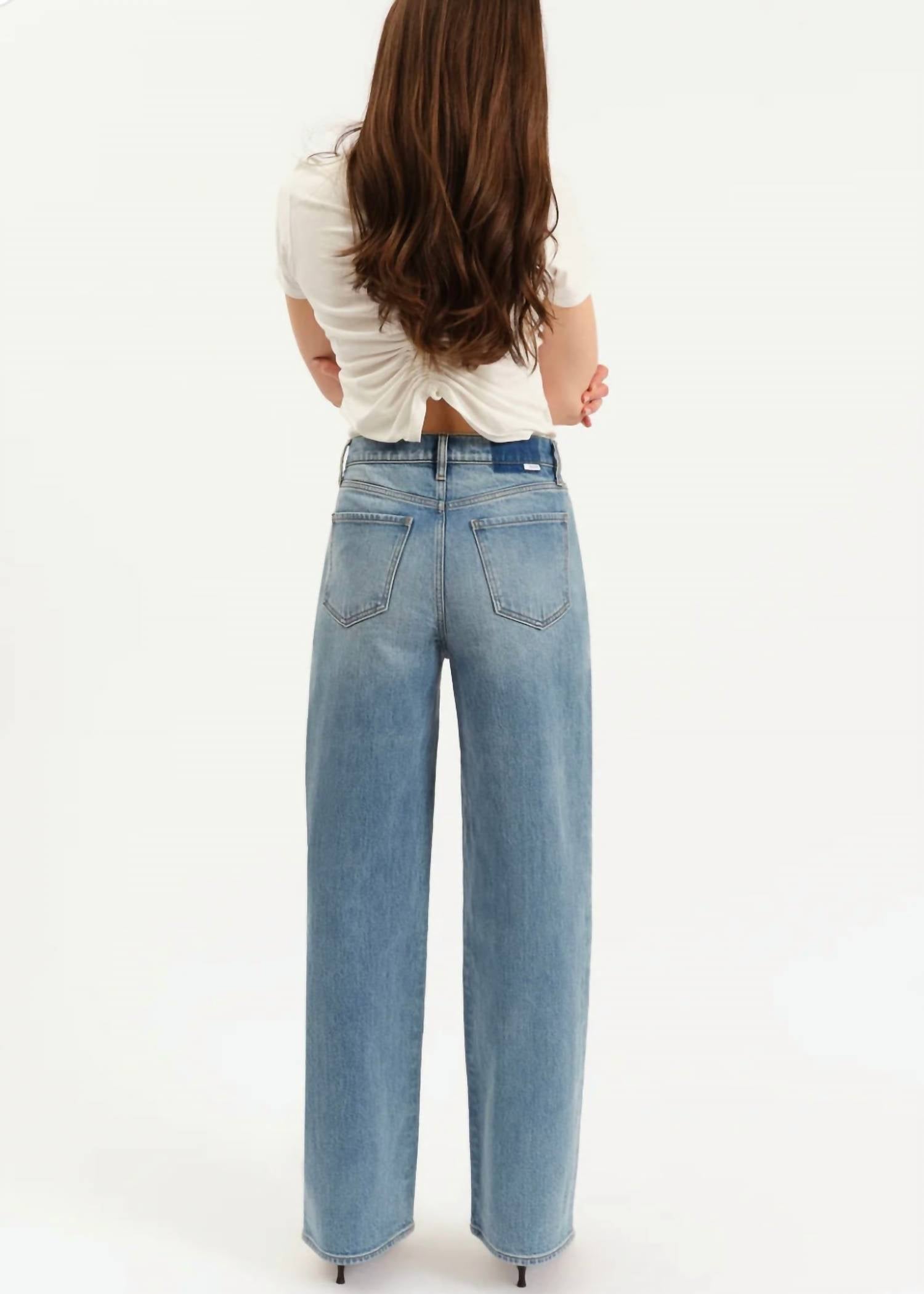 Daze - City Straight High Rise Straight Leg Jeans