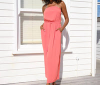 Baye London - Strapless Maxi Beach Dress