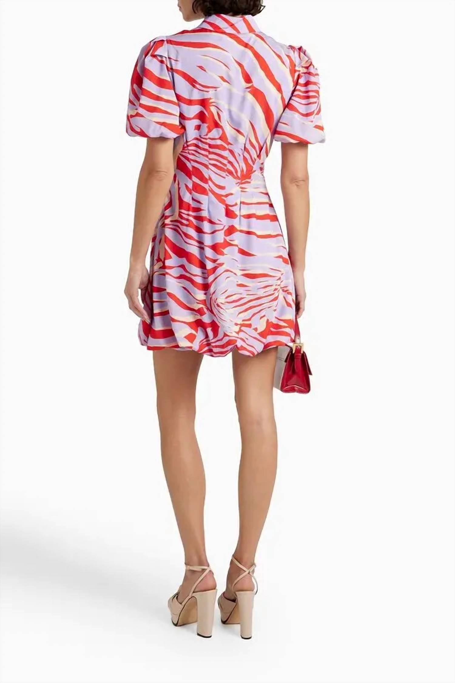 One33 Social - Zebra Fit & Flare Dress