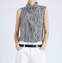 Proenza Schouler - Valerie Top In Printed Viscose