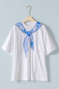 Urban Daizy - Nautical Printed Bandana Tee