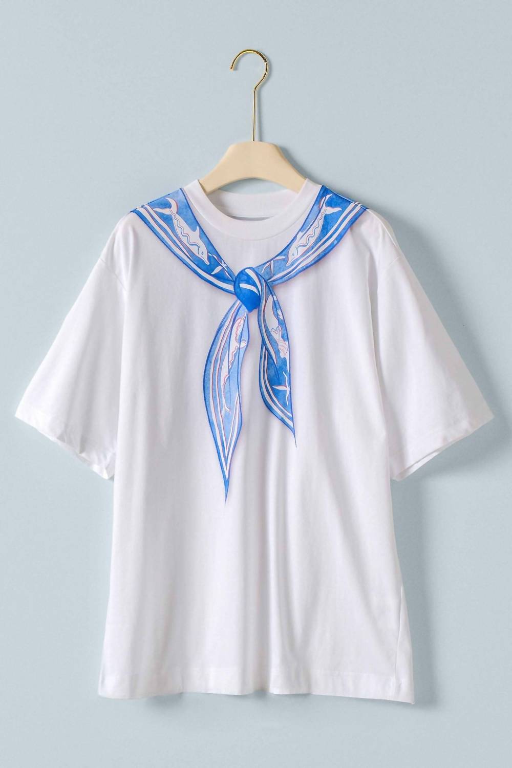 Urban Daizy - Nautical Printed Bandana Tee