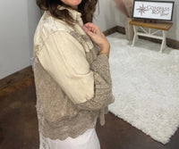 Young Threads - Bohemian Crochet Lace Jacket
