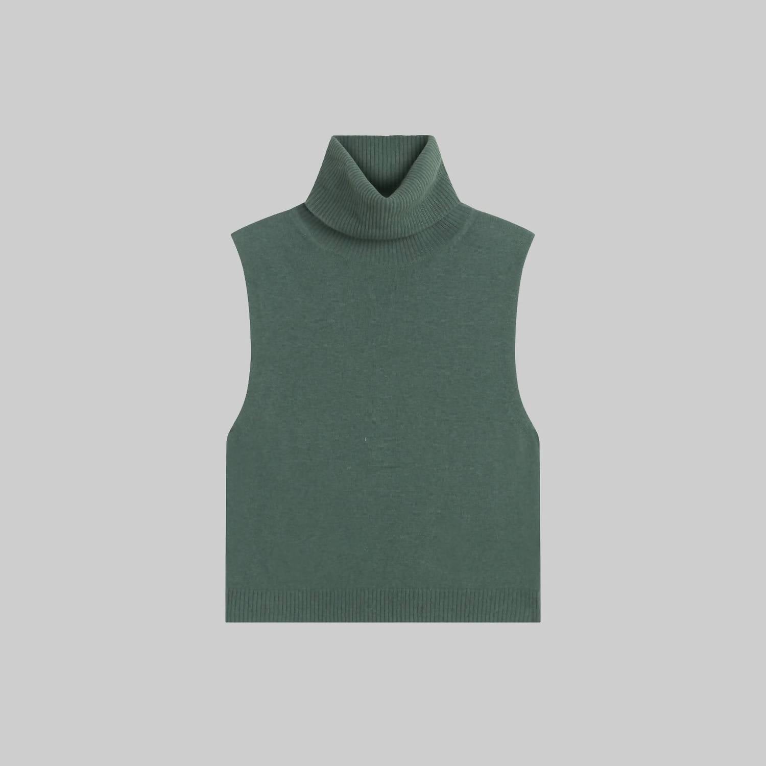 Leset - Zoe Sleeveless Turtleneck Top