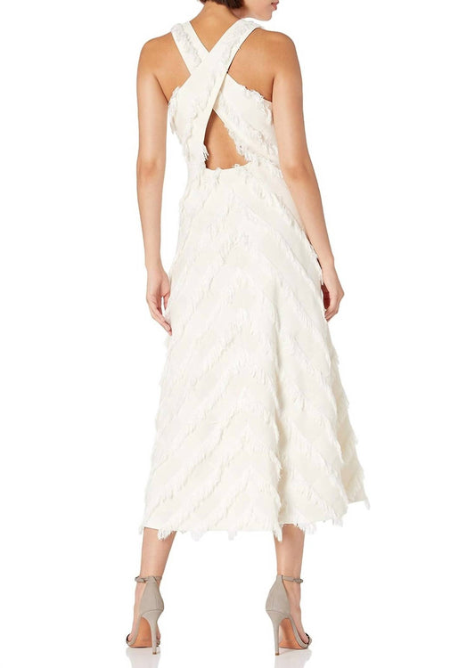 Rebecca Taylor - Sleeveless Bias Fringe Dress