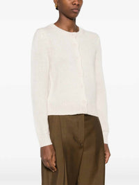 NILI LOTAN Saskia Cardigan in ivory - women's cardigan - detail view