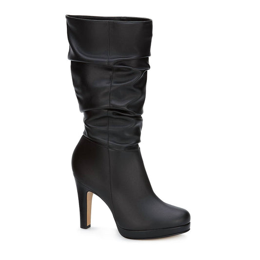 Andrea - Women's High Heel Tall Slouch Boots