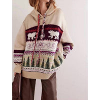 Free People - Christmas Sweater Hoodie