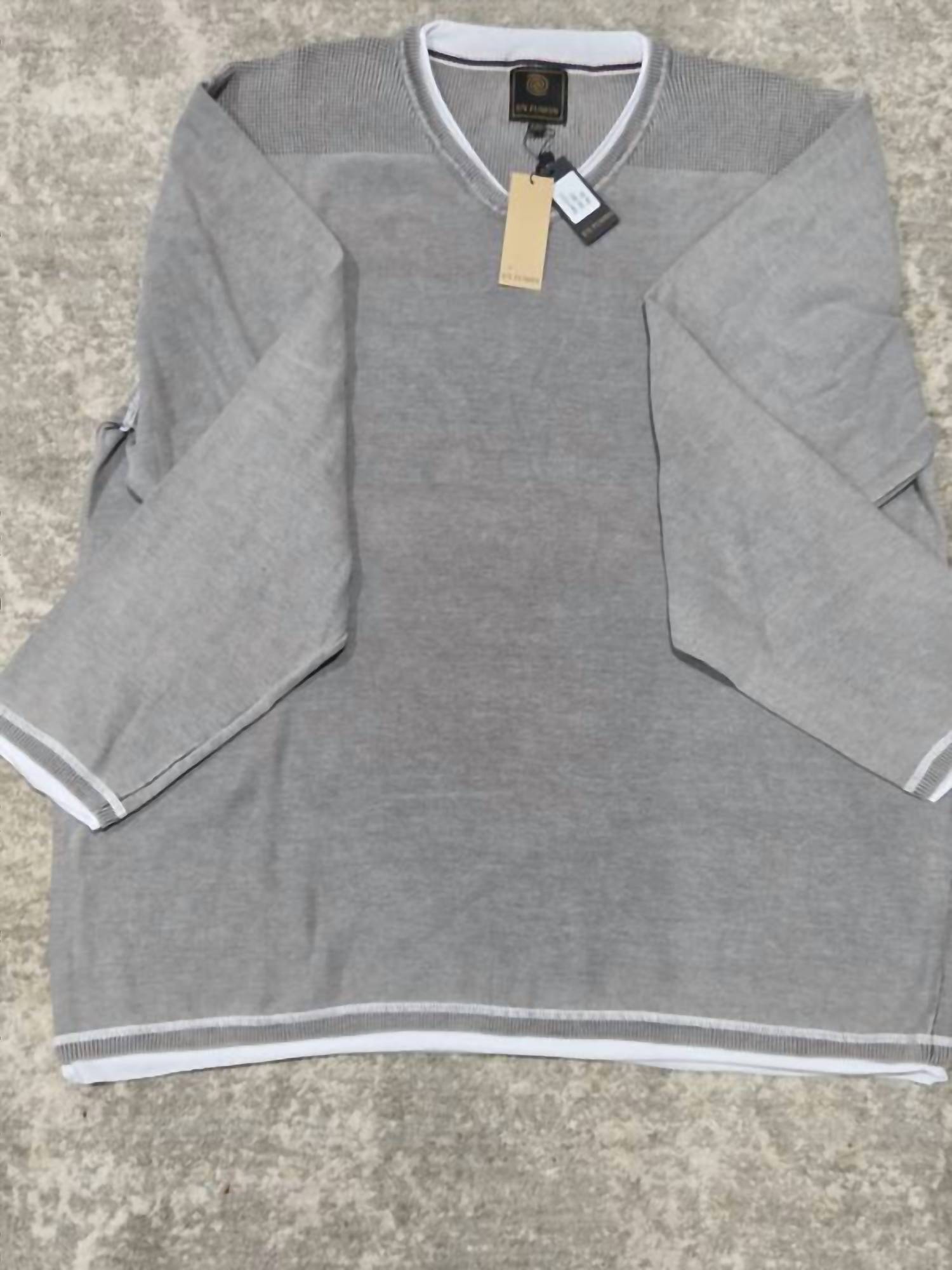 F/X Fusion - Men's V Neck Cotton Sweater