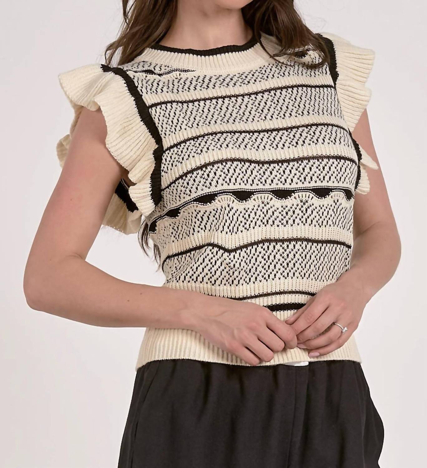 Elan - Zaza Sleeveless Sweater