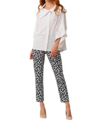Joseph Ribkoff - High-waisted Dotted Trousers