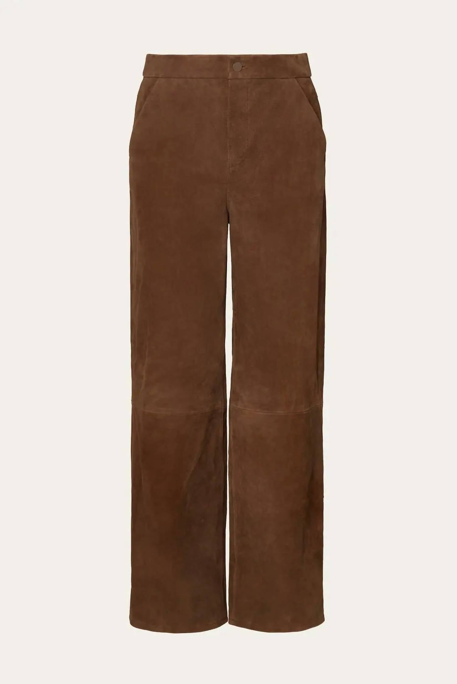 Malina - Felise High Rise Suede Pants