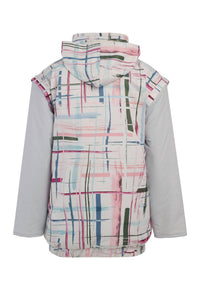 Alexandra Bueno Women's Manati Jacket in white multi - women's jacket - detail view