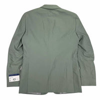 Tommy Hilfiger Men's Conrad Modern Fit Linen Blend Sport Coat in sage green - men's jacket - detail view