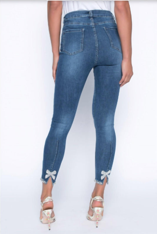 Frank Lyman - Back Bow Ankle Jeans